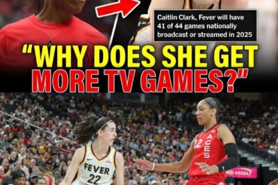 BREAKING: A’Ja Wilson FURIOUS As Caitlin Clark Gets MOST National TV Games with Indiana Fever!