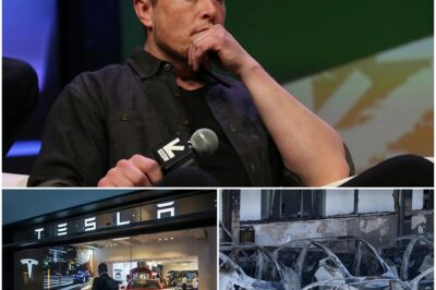 17 Tesla Cars Burned to the Ground: Elon Musk Condemns and Accuses the Arson Attack on a Tesla Dealership in Rome as an Act of “TERRORISM.”