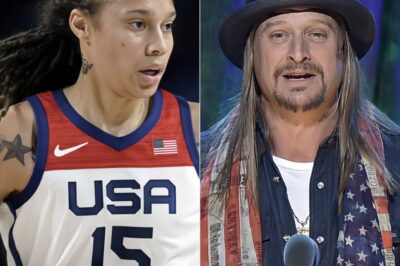 Brittney Griner exploded with anger, declaring that she would leave the United States if she didn’t receive an apology after being brutally attacked by Kid Rock: “If you hate America, then get off its team!”