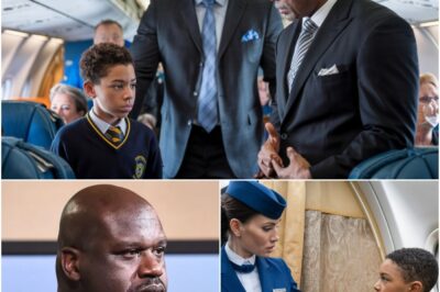 Flight attendant denies black boy first class seat, unaware his father – Shaq O’Neal – owns the airline! Drama erupts when the truth comes out…