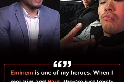 Randall Park recalls working with Eminem on “Phenomenal” music video.