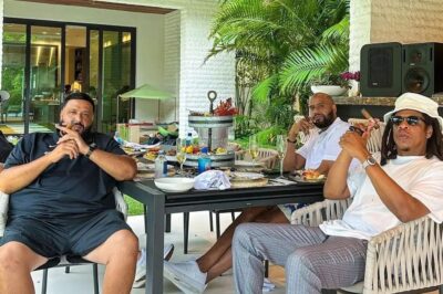 Jay Z and Friends Enjoy a Lavish Meal at DJ Khaled’s $22M Miami Mansion.